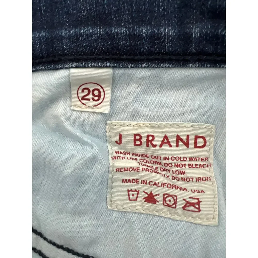 J Brand The Capri Mid Rise Denim Stretch Jeans Eclipse 29 - Picture 5 of 6